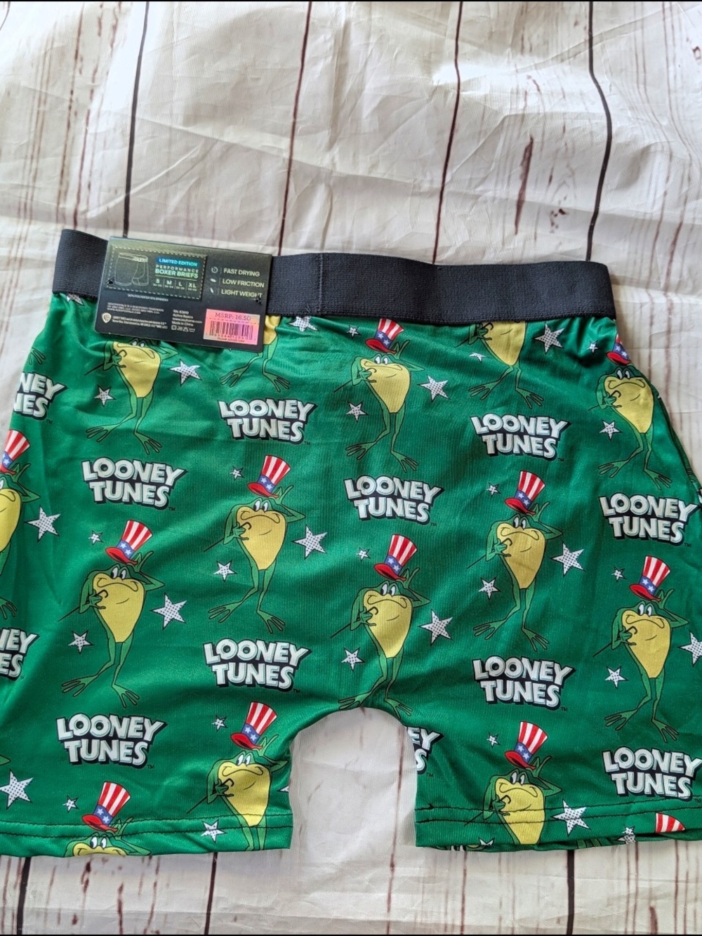 Aeropostale Green Looney Tunes Boxer Briefs with Tweety Pattern